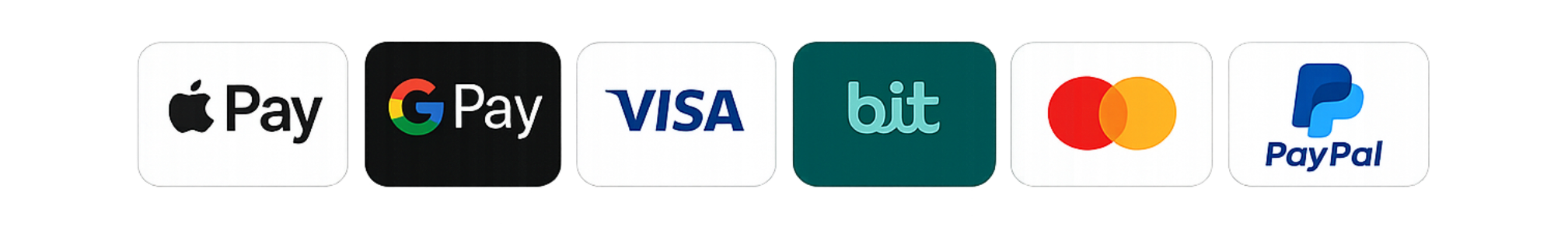 אמצעי תשלום / Payment Methods